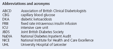 Abbreviations and acronyms