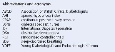 Abbreviations and acronyms